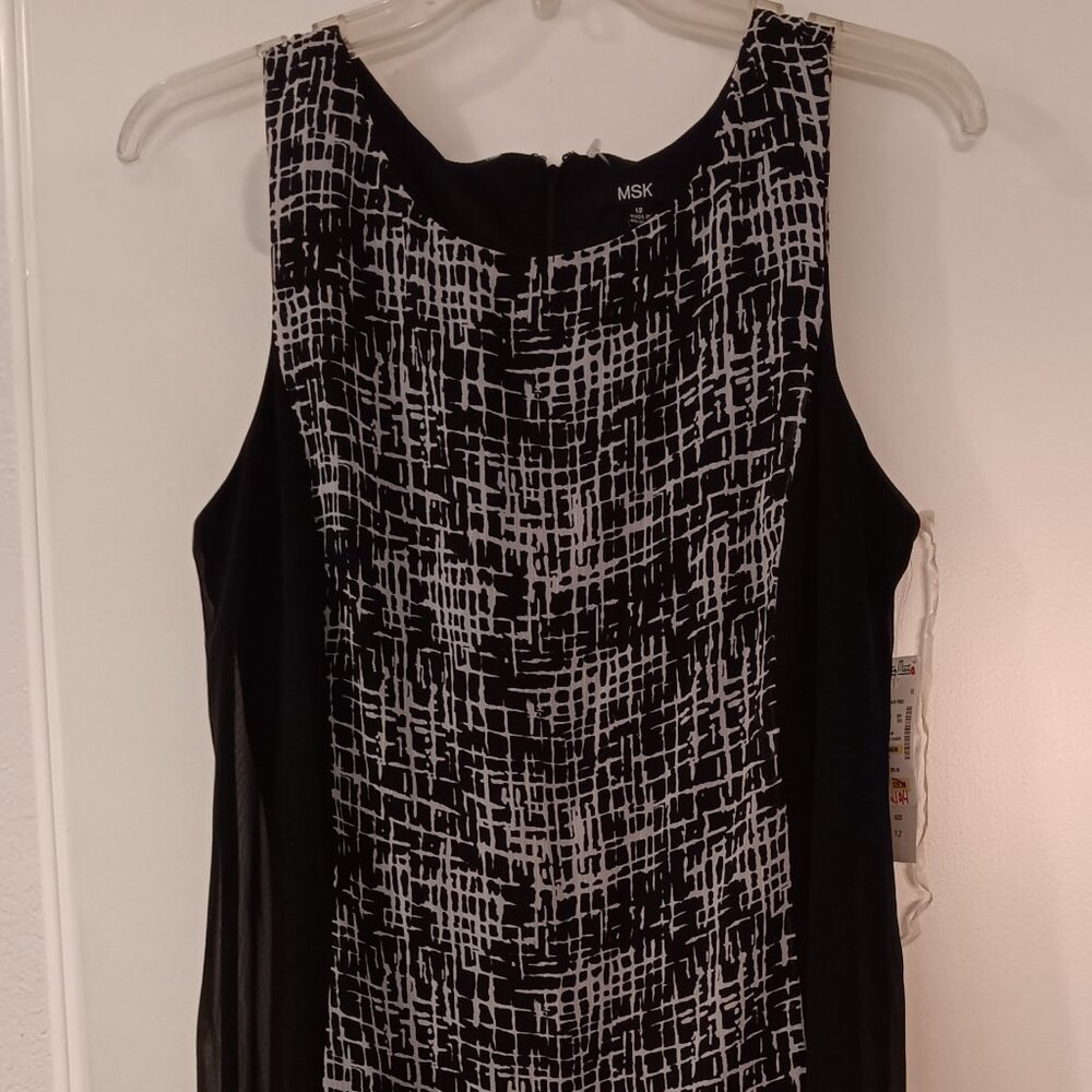 Brand: MSK   Size: 12   Color: Black & White